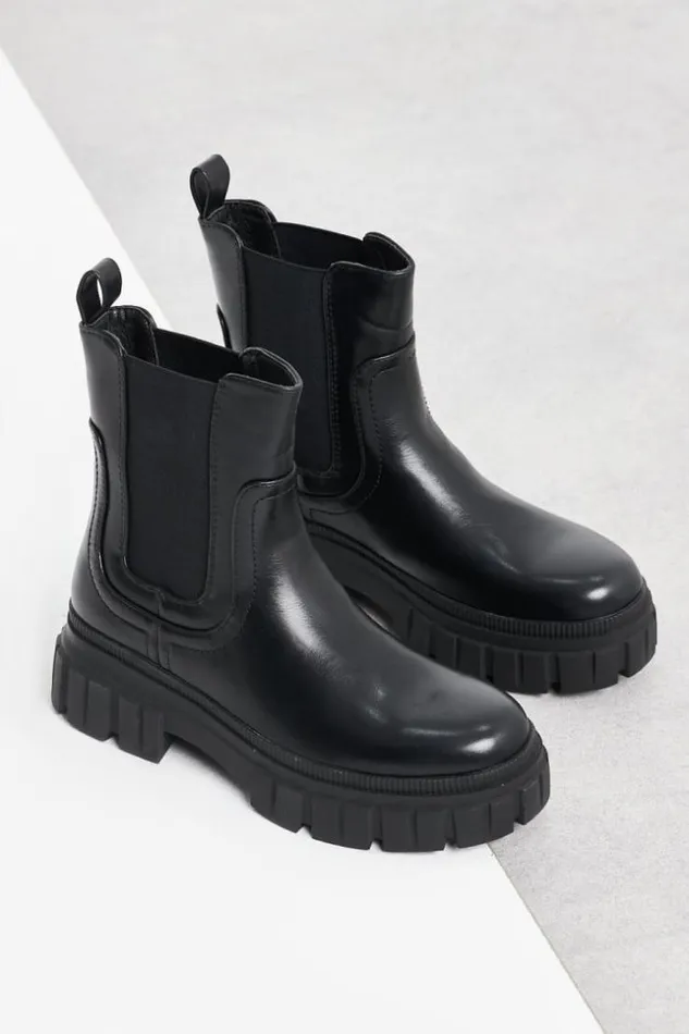 Women Bottines Noires Enfiler Black Brentiny Paris Ankle Boots 8211 Boots