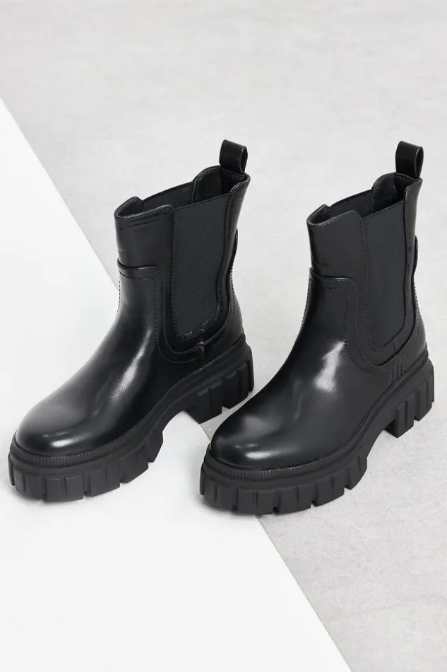 Women Bottines Noires Enfiler Black Brentiny Paris Ankle Boots 8211 Boots