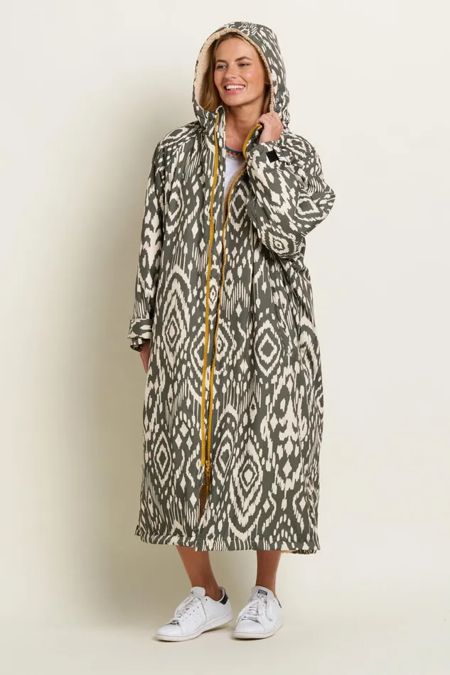 Women Brakeburn Changing Robe Blue Colour Block Changing Robe