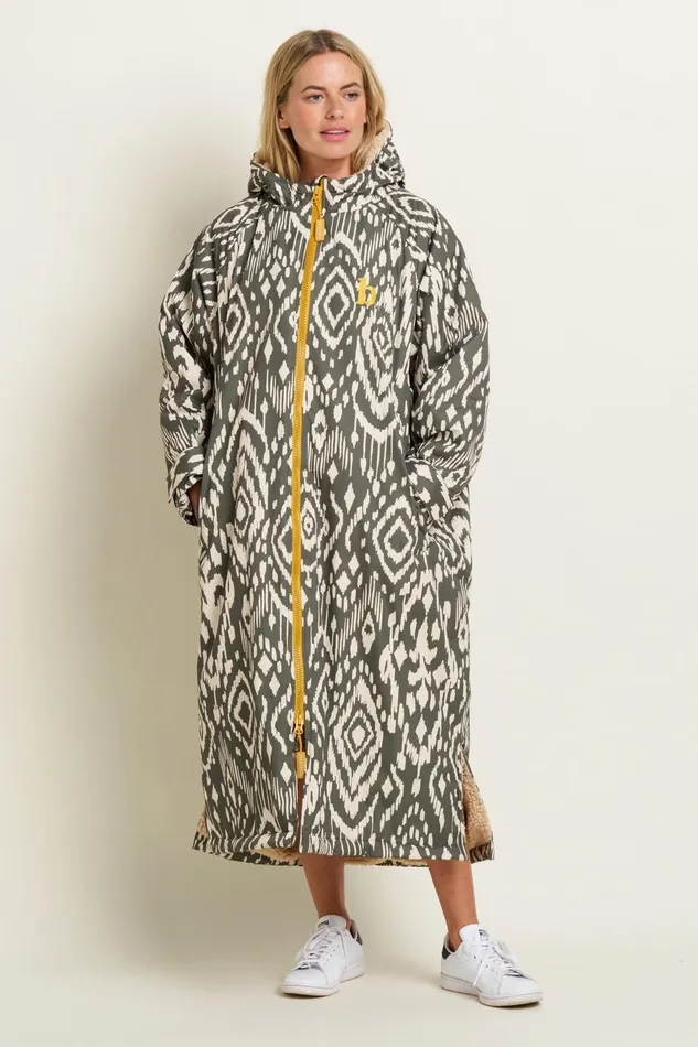 Women Brakeburn Changing Robe Blue Colour Block Changing Robe