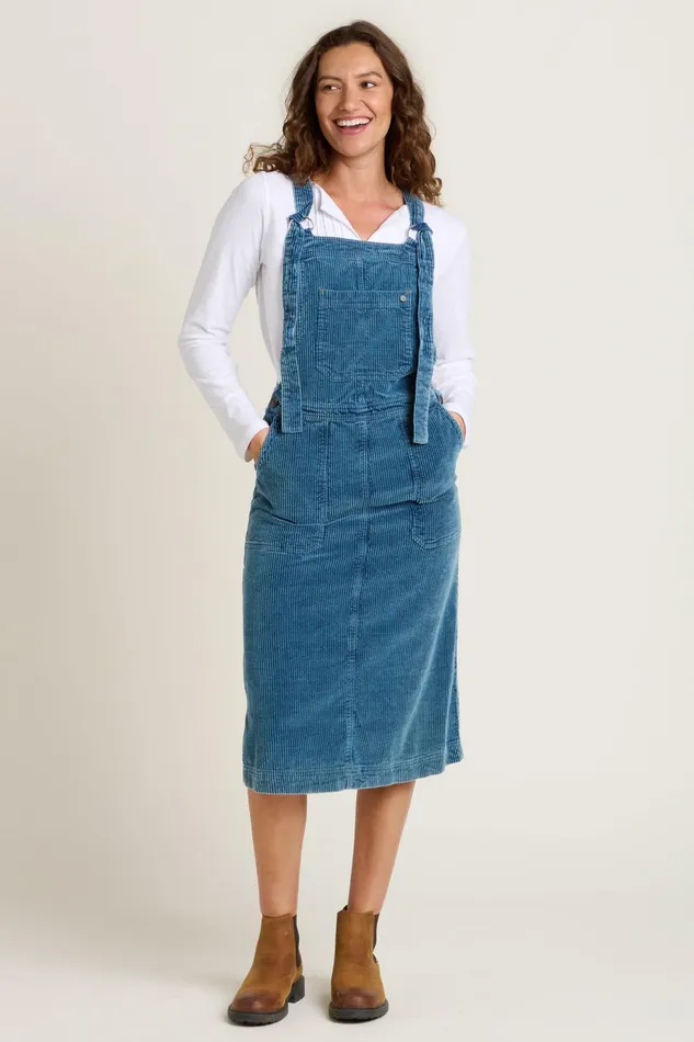 Women Brakeburn Dresses Blue Portland Pinny Dress
