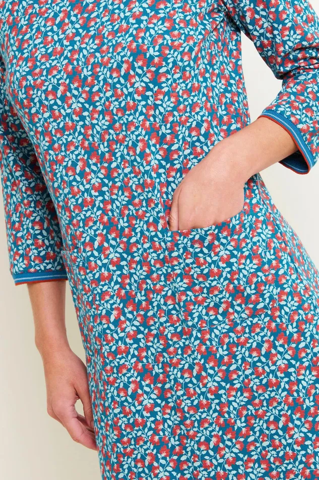 Women Brakeburn Dresses Blue Pressed Flowers Print Dress