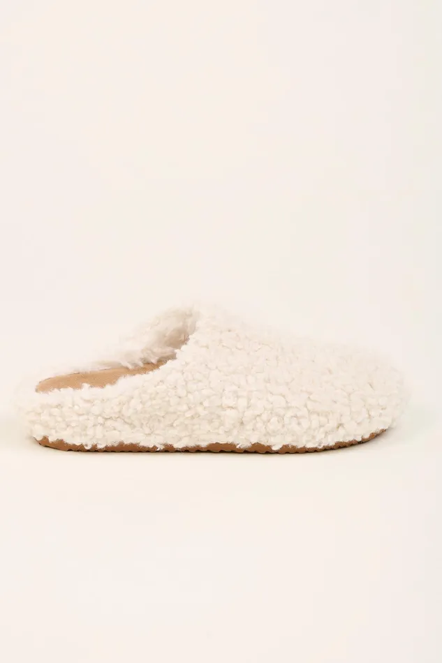 Women Brakeburn Slippers Cream Cream Boucle Slippers