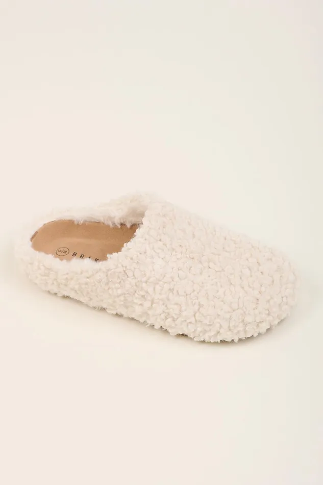 Women Brakeburn Slippers Cream Cream Boucle Slippers