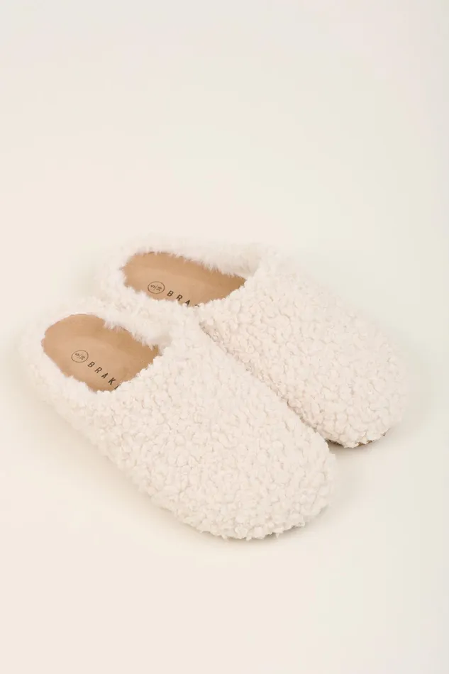 Women Brakeburn Slippers Cream Cream Boucle Slippers