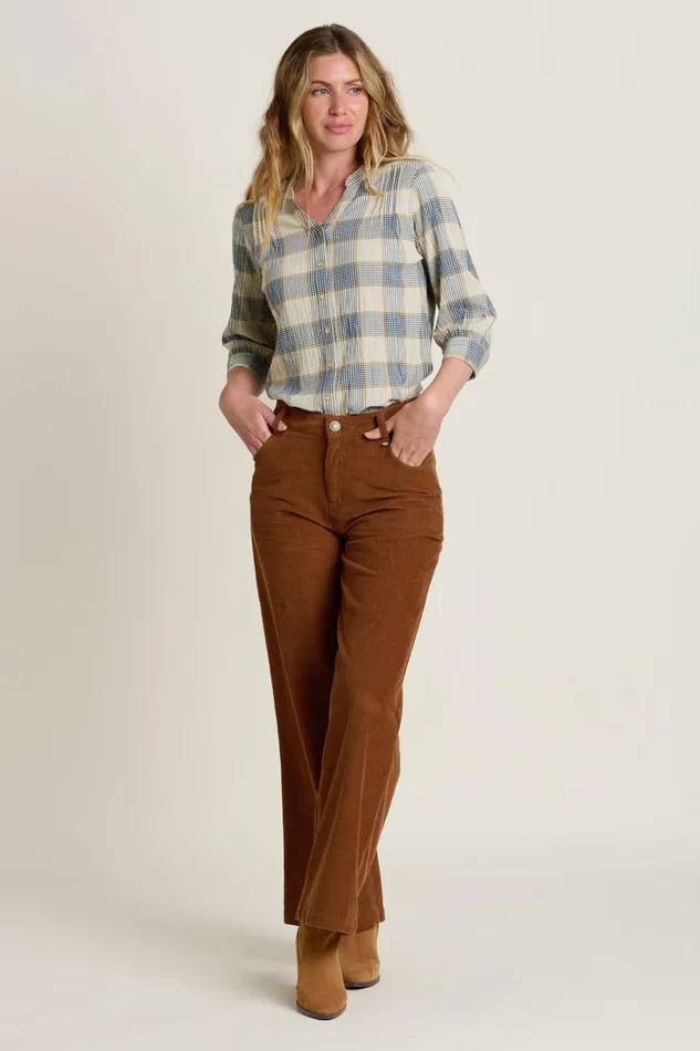 Women Brakeburn Tops TShirts And Vests Blue Highcliffe Blouse