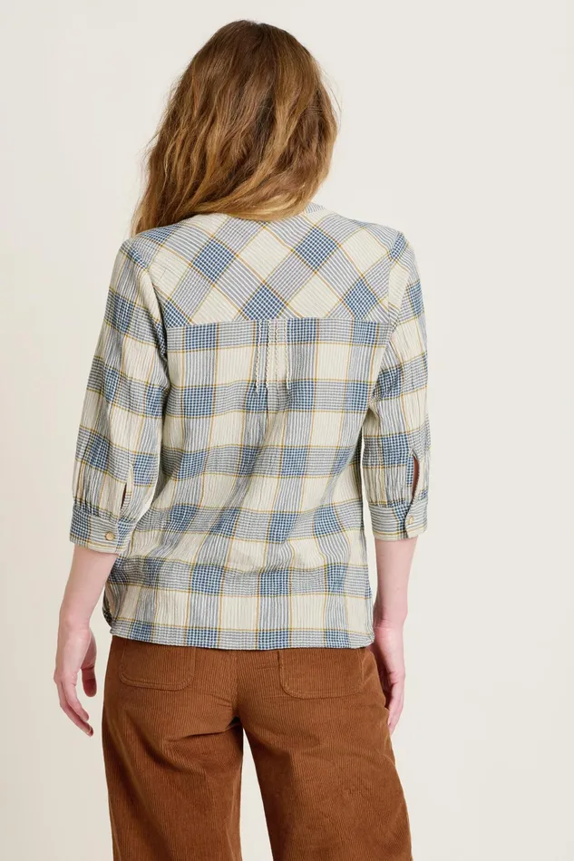 Women Brakeburn Tops TShirts And Vests Blue Highcliffe Blouse