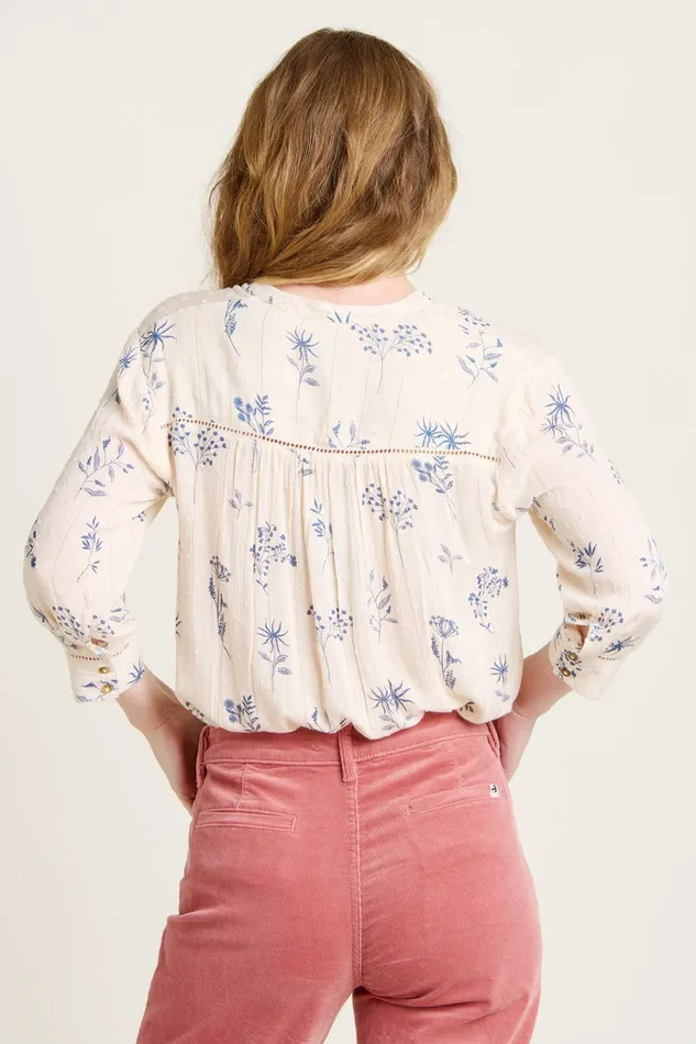 Women Brakeburn Tops TShirts And Vests Cream Bella Cream Blouse