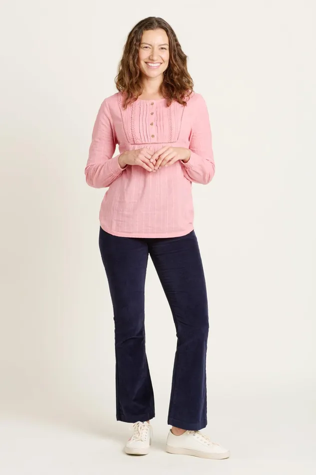 Women Brakeburn Tops TShirts And Vests Pink Hive Blouse