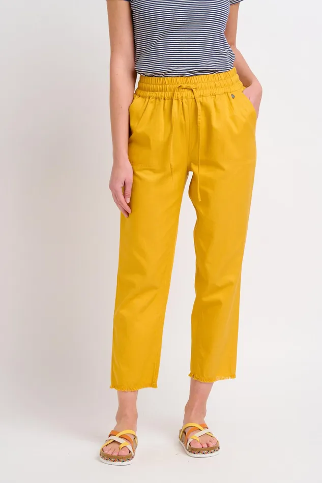 Women Brakeburn Trousers Skirts and Shorts Yellow Pari Woven Joggers