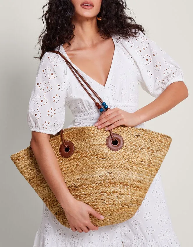 Women Caroline Raffia Tote Bag Monsoon Bags and Purses