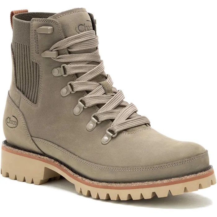 Women Chaco Boots Fields Lace Waterproof Boot Smoke