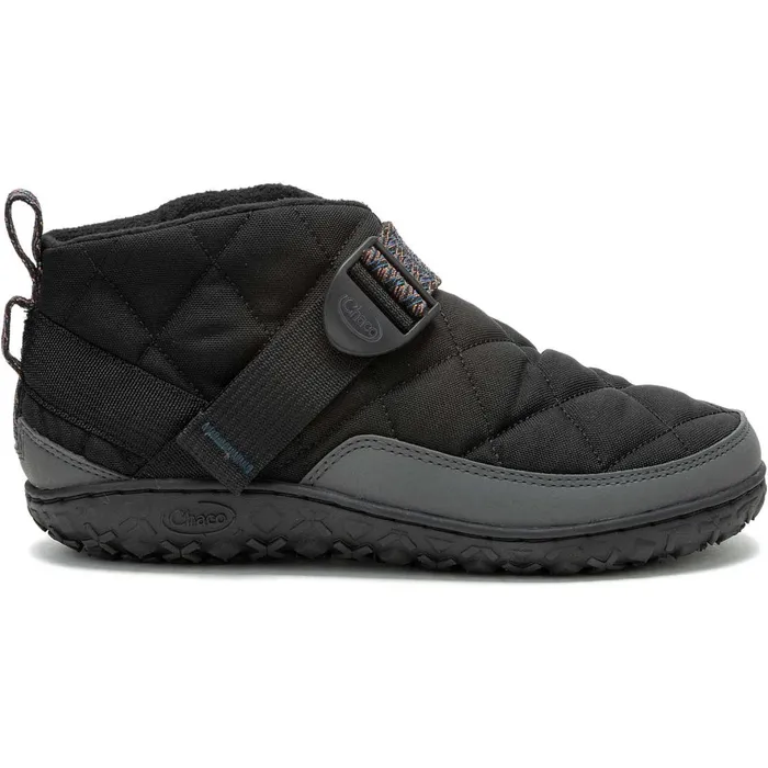 Women Chaco Boots Ramble Rugged Canvas Shoe Black Graphite