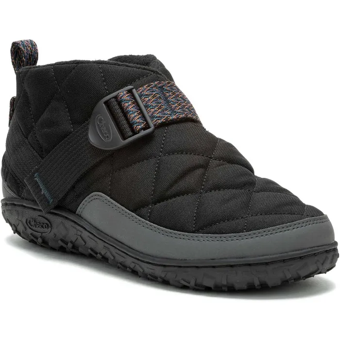 Women Chaco Boots Ramble Rugged Canvas Shoe Black Graphite