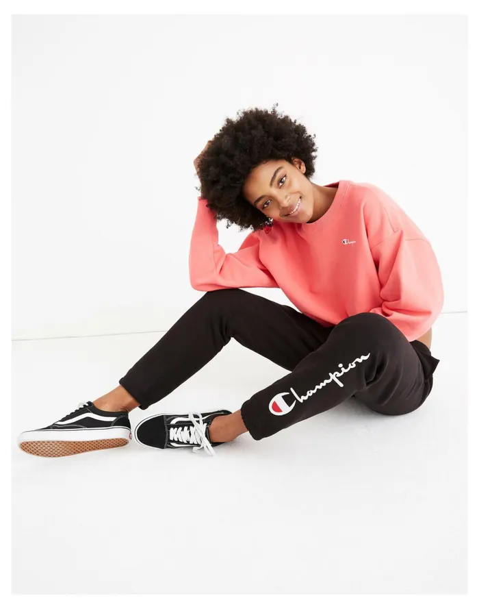 Women Champion Reverse Weave Terry Sweatpants Black Madewell Sweatshirts and Sweatpants Women Champion Reverse Weave Terry Sweatpants Black Madewell Sweatshirts and Sweatpants