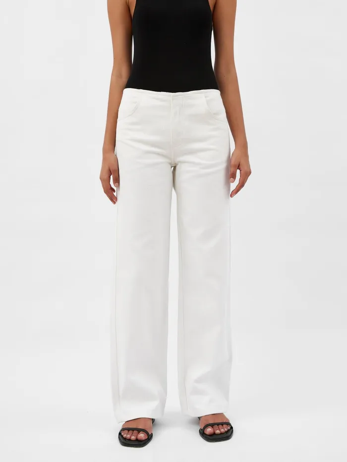 Women Christopher Esber 8211 Deconstruct Denim Jean In Natural The UNDONE Denim