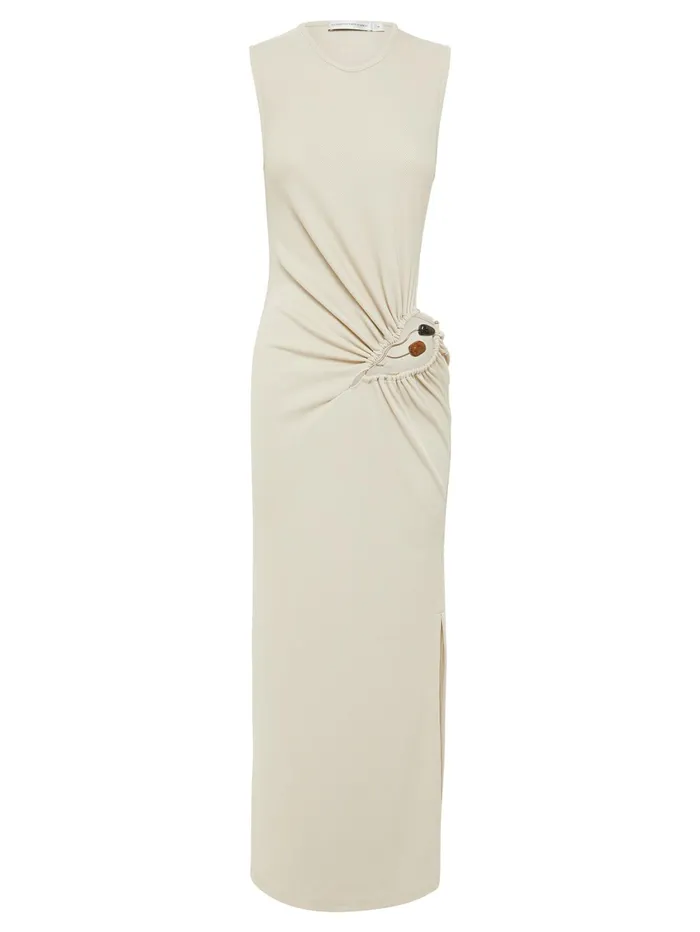 Women Christopher Esber 8211 Folia Float Buckle Tank Dress In Cream The UNDONE Dresses