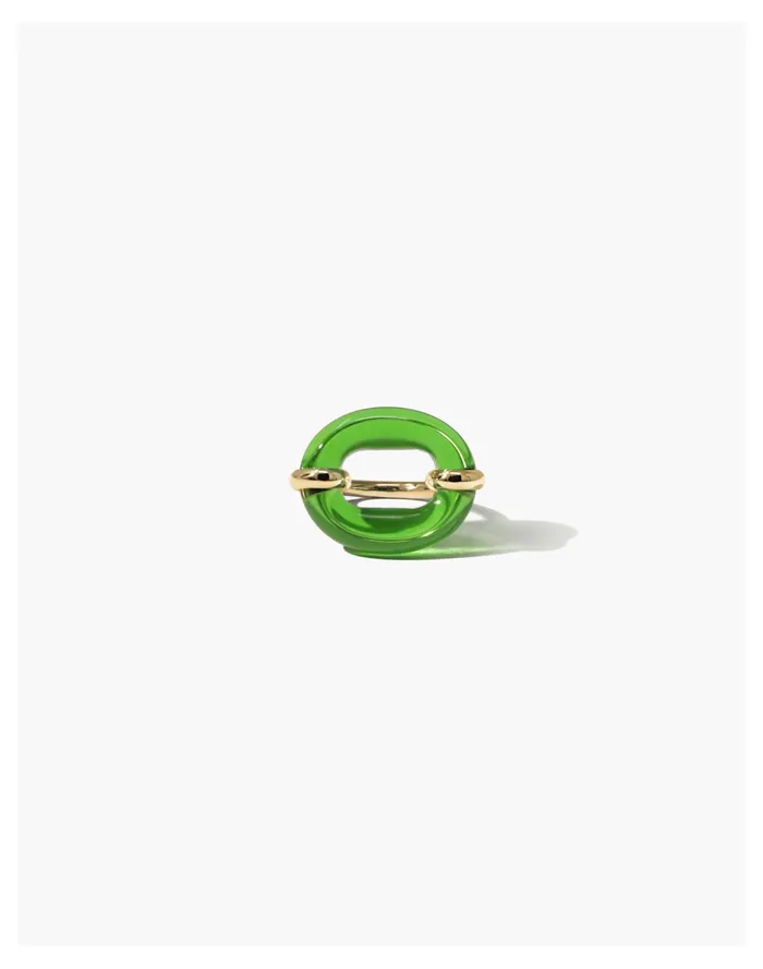 Women CLED In The Loop Ring Green Madewell Rings