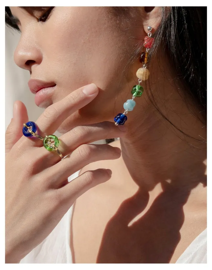 Women CLED In The Loop Ring Green Madewell Rings Women CLED In The Loop Ring Green Madewell Rings