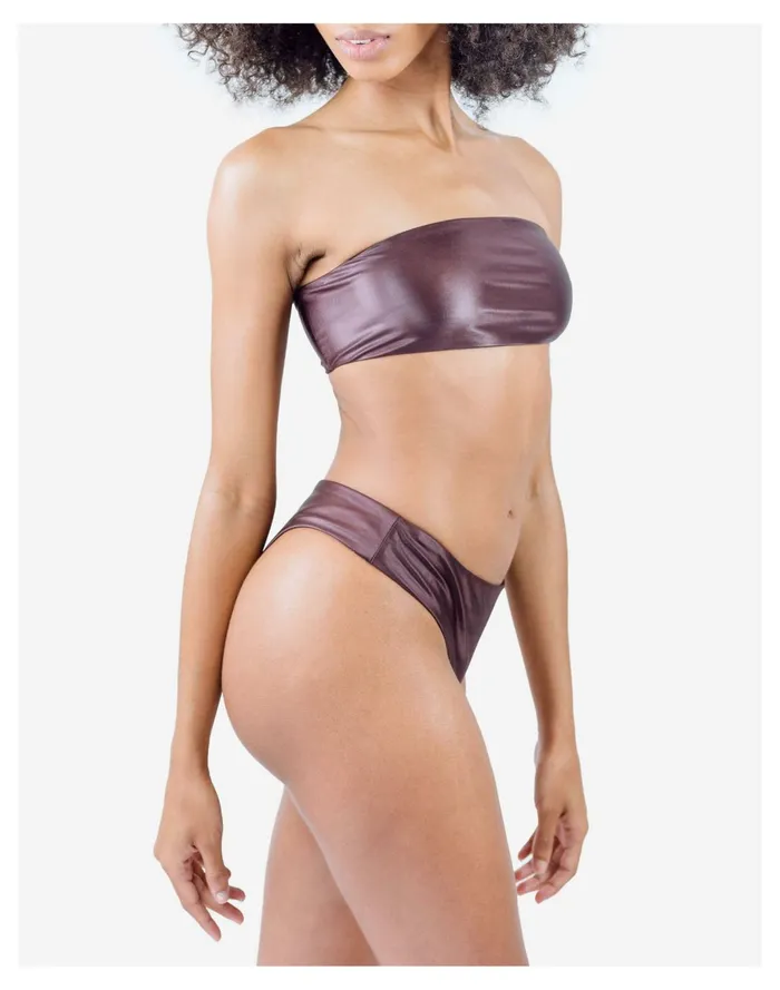 Women Clem Swimwear Lizzie Bikini Top Bronze Madewell Swim Women Clem Swimwear Lizzie Bikini Top Bronze Madewell Swim