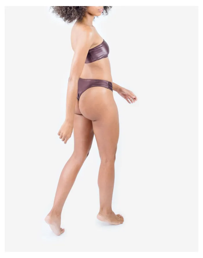 Women Clem Swimwear Lizzie Bikini Top Bronze Madewell Swim Women Clem Swimwear Lizzie Bikini Top Bronze Madewell Swim