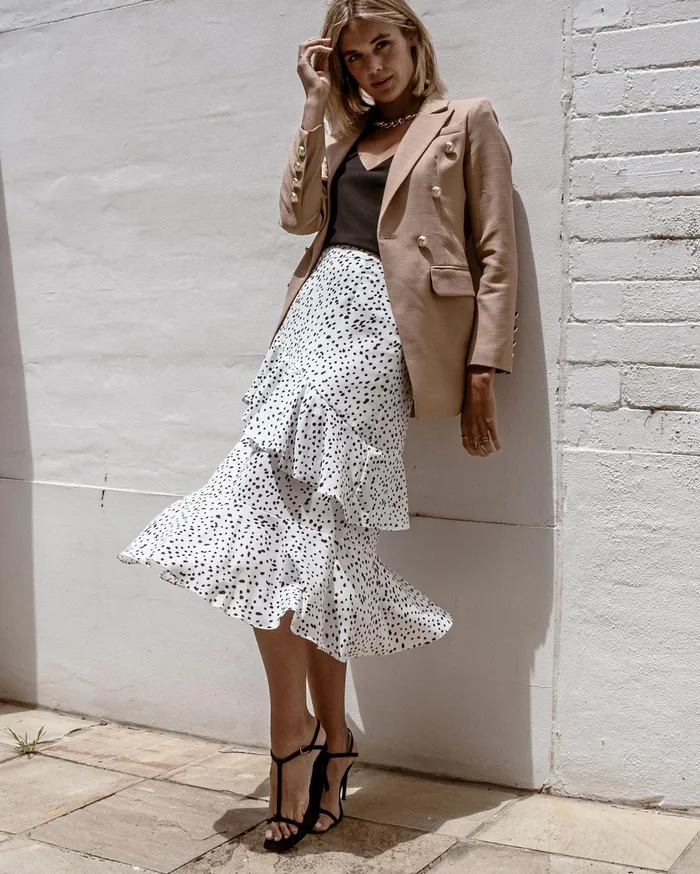 Women Coats and Jackets Belle and Bloom Princess Polina Textured Weave Blazer 8211 Camel