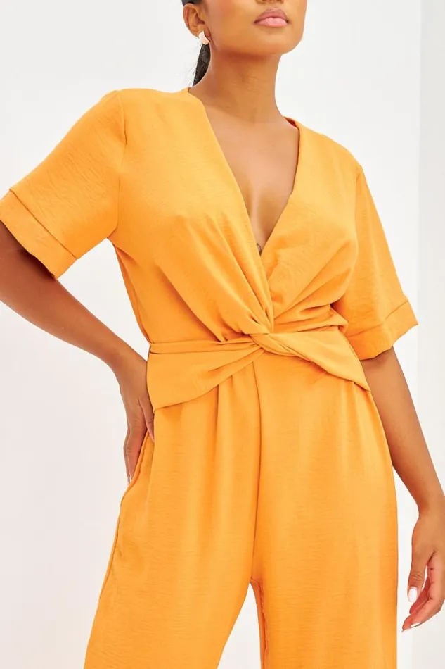 Women Combinaison Lgre Manches Courtes Noire Orange Brentiny Paris Playsuits Women Combinaison Lgre Manches Courtes Noire Orange Brentiny Paris Playsuits