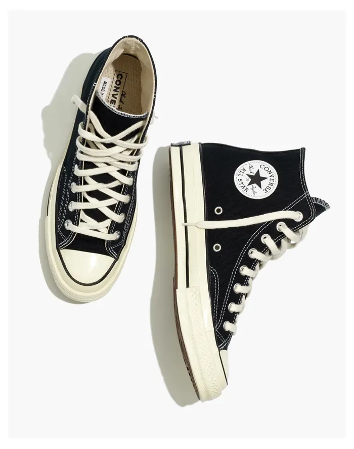 Women Converse Unisex Chuck 70 High Top Sneakers Black Madewell Sneakers Women Converse Unisex Chuck 70 High Top Sneakers Black Madewell Sneakers