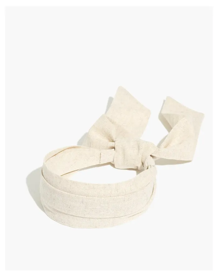 Women Covered Tie Back Headband Manila Madewell Hair Accessories