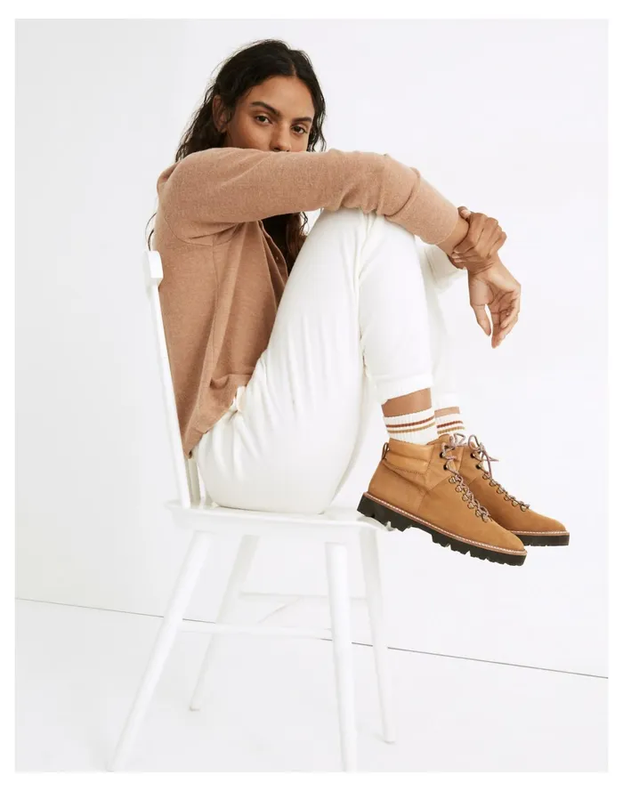Women Donni Henley Sweater Pants Crme Madewell Sweatshirts and Sweatpants Women Donni Henley Sweater Pants Crme Madewell Sweatshirts and Sweatpants