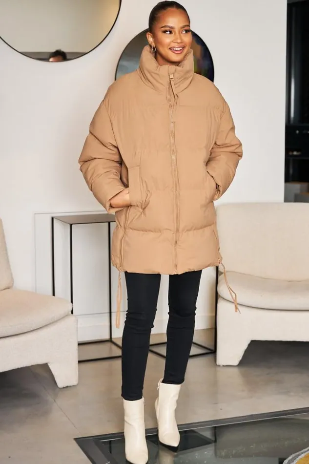 Women Doudoune Camel Matelasse MiLongue Camel Brentiny Paris Parkas And Down Jackets Women Doudoune Camel Matelasse MiLongue Camel Brentiny Paris Parkas And Down Jackets