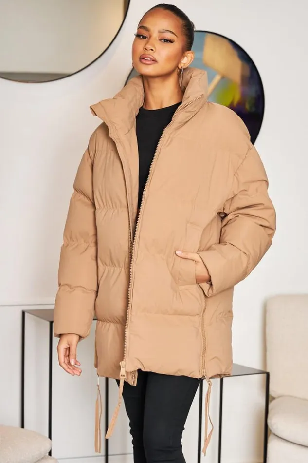 Women Doudoune Camel Matelasse MiLongue Camel Brentiny Paris Parkas And Down Jackets Women Doudoune Camel Matelasse MiLongue Camel Brentiny Paris Parkas And Down Jackets