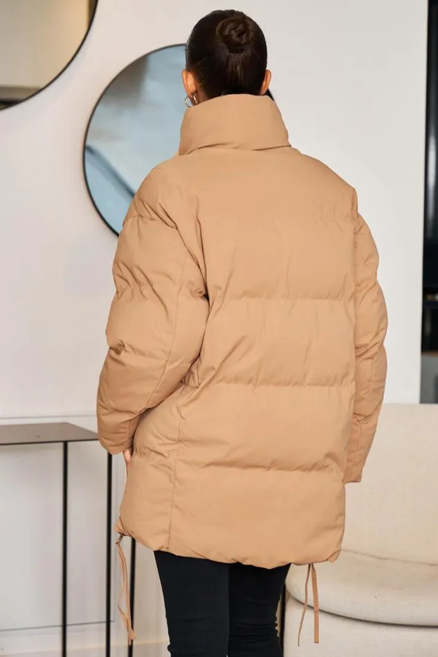 Women Doudoune Camel Matelasse MiLongue Camel Brentiny Paris Parkas And Down Jackets Women Doudoune Camel Matelasse MiLongue Camel Brentiny Paris Parkas And Down Jackets