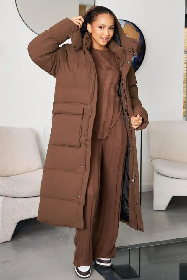 Women Doudoune Matelasse Longue Marron Capuche Brown Brentiny Paris Parkas And Down Jackets Women Doudoune Matelasse Longue Marron Capuche Brown Brentiny Paris Parkas And Down Jackets