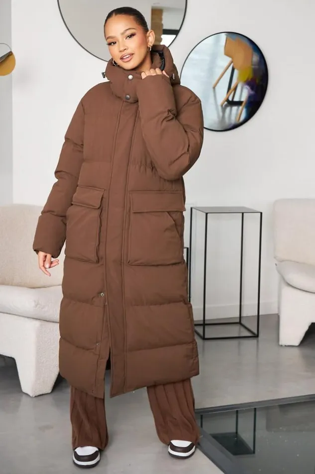 Women Doudoune Matelasse Longue Marron Capuche Brown Brentiny Paris Parkas And Down Jackets Women Doudoune Matelasse Longue Marron Capuche Brown Brentiny Paris Parkas And Down Jackets