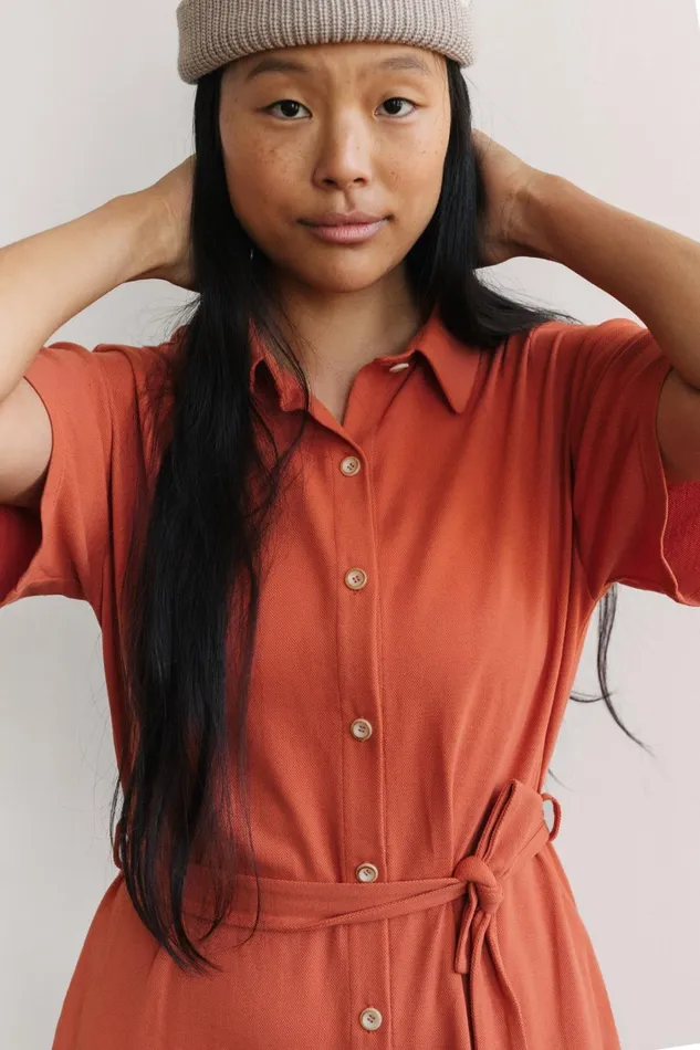 Women Drangey 8211 Orange TWOTHIRDS Dresses