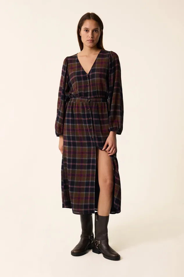Women Dress Tomeo Boma Robe Viscose Et Laine Multicolore Des Petits Hauts Dresses and Skirts