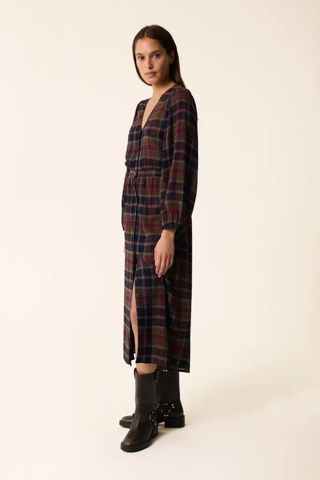 Women Dress Tomeo Boma Robe Viscose Et Laine Multicolore Des Petits Hauts Dresses and Skirts
