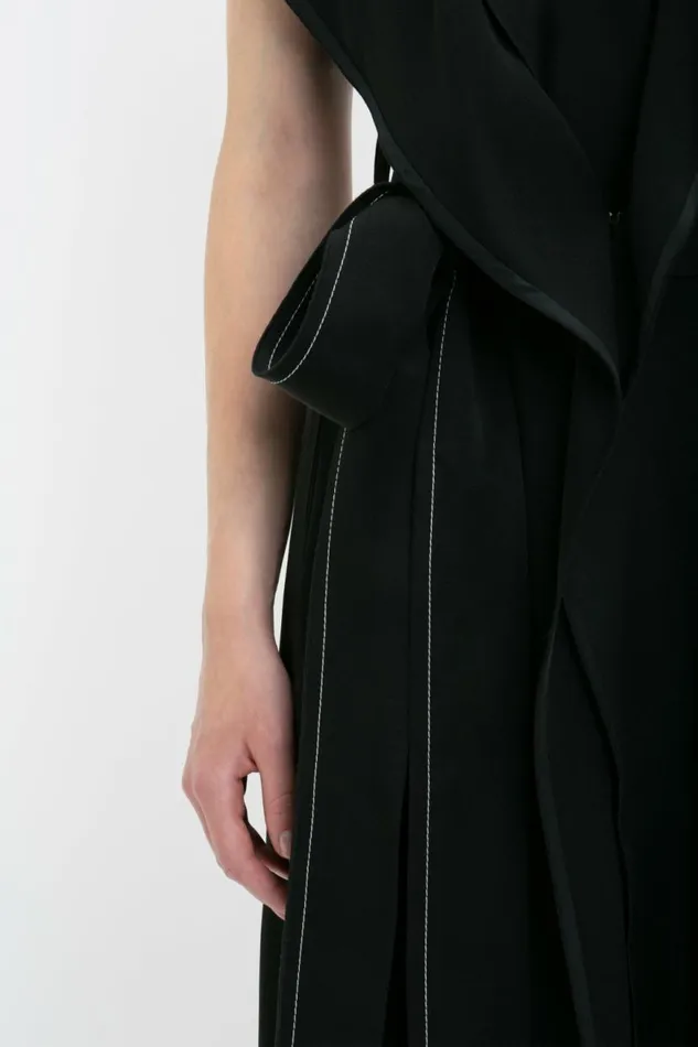Women Dresses Victoria Beckham Trench Dress In Black
