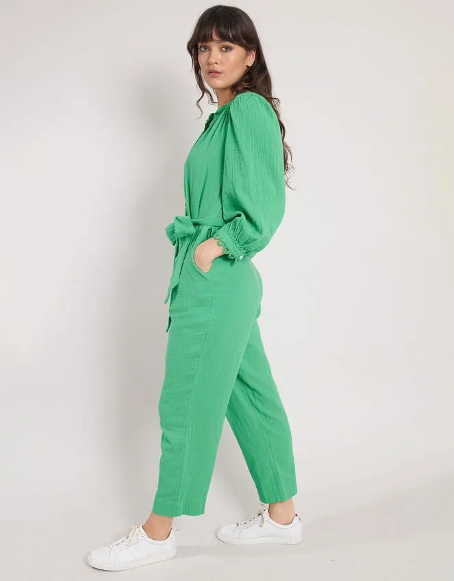 Women East Lace Trim Jumpsuit Green Monsoon Jumpsuits