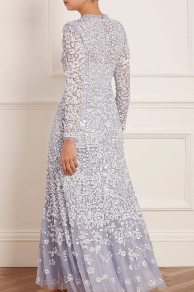 Women Embellished Dresses Needle and Thread Amaryllis Gown Blue