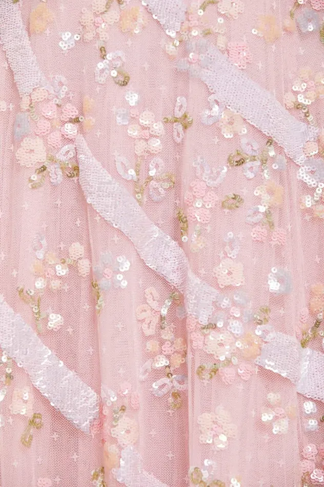 Women Embellished Dresses Needle and Thread Dianella Sequin Gown Pink
