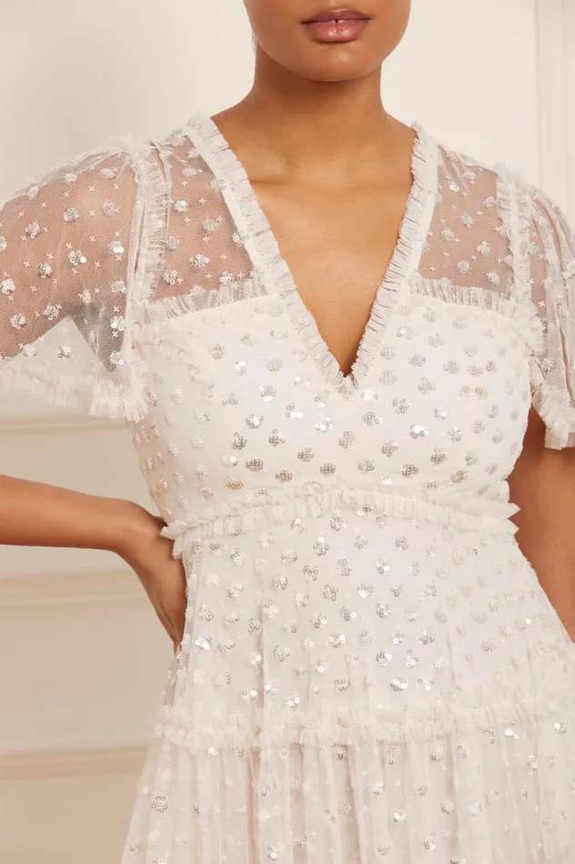 Women Embellished Dresses Needle and Thread Thea Gown Champagne Women Embellished Dresses Needle and Thread Thea Gown Champagne