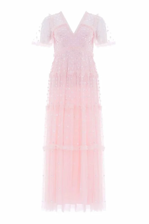 Women Embellished Dresses Needle and Thread Thea Gown Pink Women Embellished Dresses Needle and Thread Thea Gown Pink
