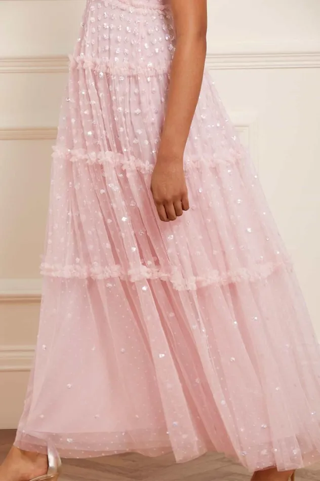 Women Embellished Dresses Needle and Thread Thea Gown Pink Women Embellished Dresses Needle and Thread Thea Gown Pink