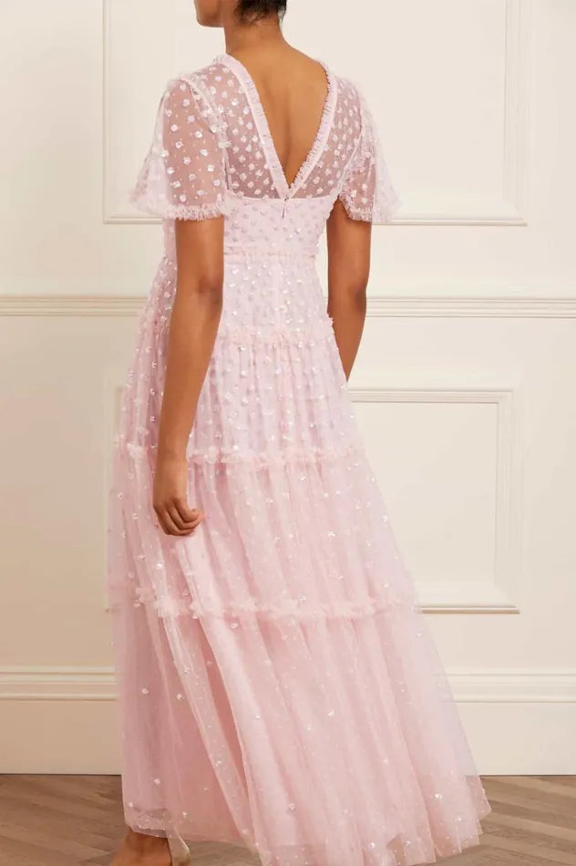 Women Embellished Dresses Needle and Thread Thea Gown Pink Women Embellished Dresses Needle and Thread Thea Gown Pink
