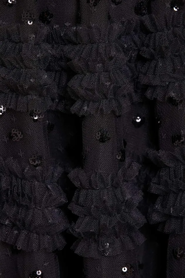 Women Embellished Dresses Needle and Thread Vivian Off Shoulder Micro Mini Dress Black Women Embellished Dresses Needle and Thread Vivian Off Shoulder Micro Mini Dress Black