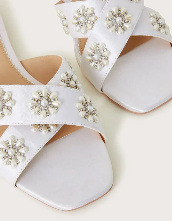 Women Embellished Flat Bridal Sandals Ivory Monsoon Sandals