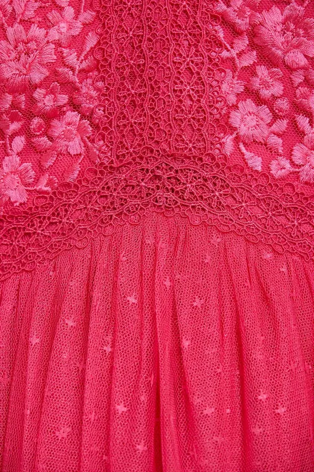 Women Embroidered Dresses Needle and Thread Celestia Ribbon Bodice Ankle Gown Pink Women Embroidered Dresses Needle and Thread Celestia Ribbon Bodice Ankle Gown Pink