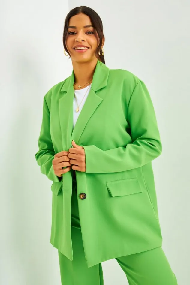 Women Ensemble 2 Pices Blazer Pantalon Tailleur Vert Green Brentiny Paris Pants Women Ensemble 2 Pices Blazer Pantalon Tailleur Vert Green Brentiny Paris Pants